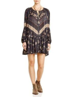 Free People Drop Waist Swing Dress, S